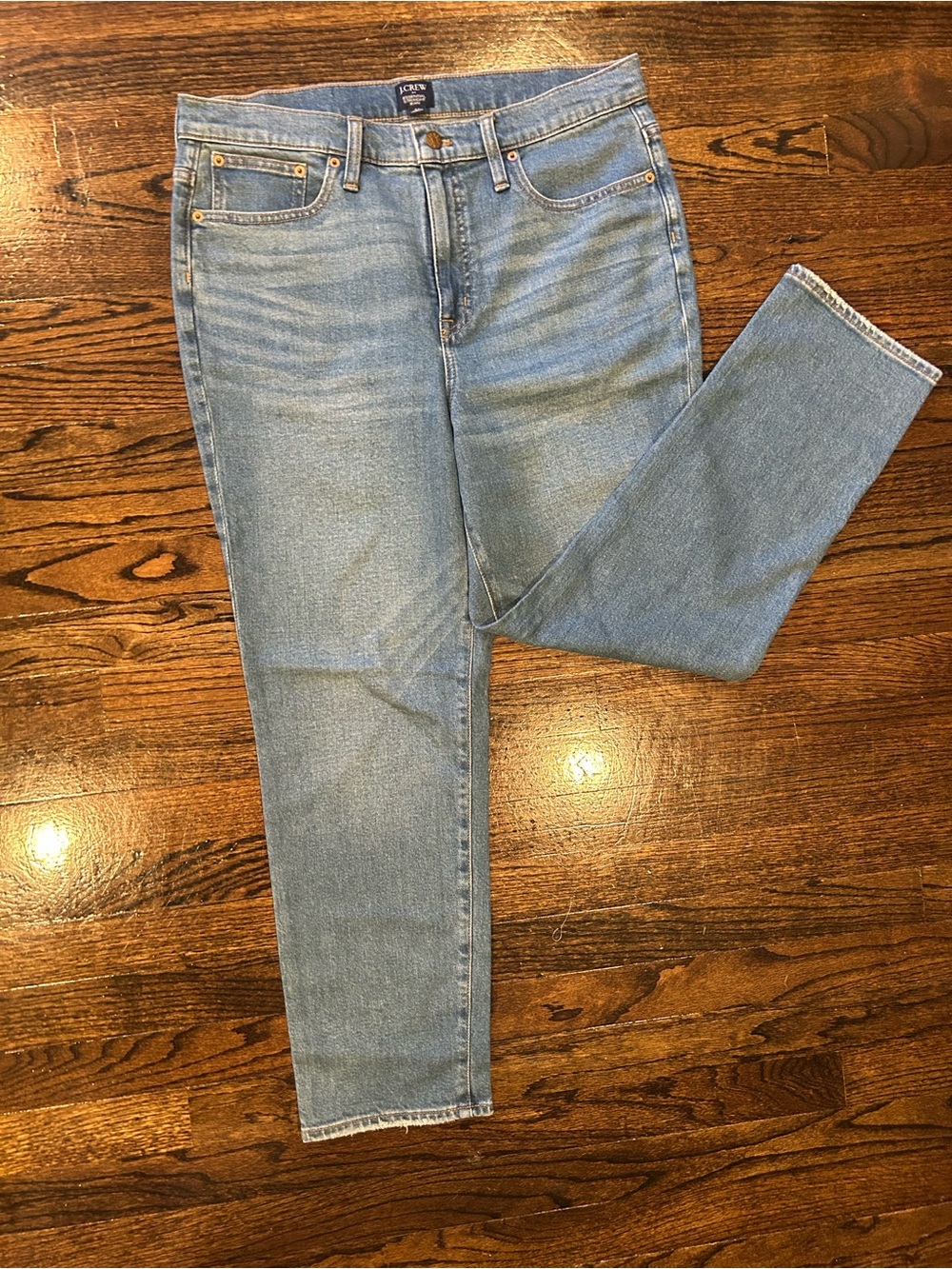 J. Crew Light Blue Essential Straight Jeans